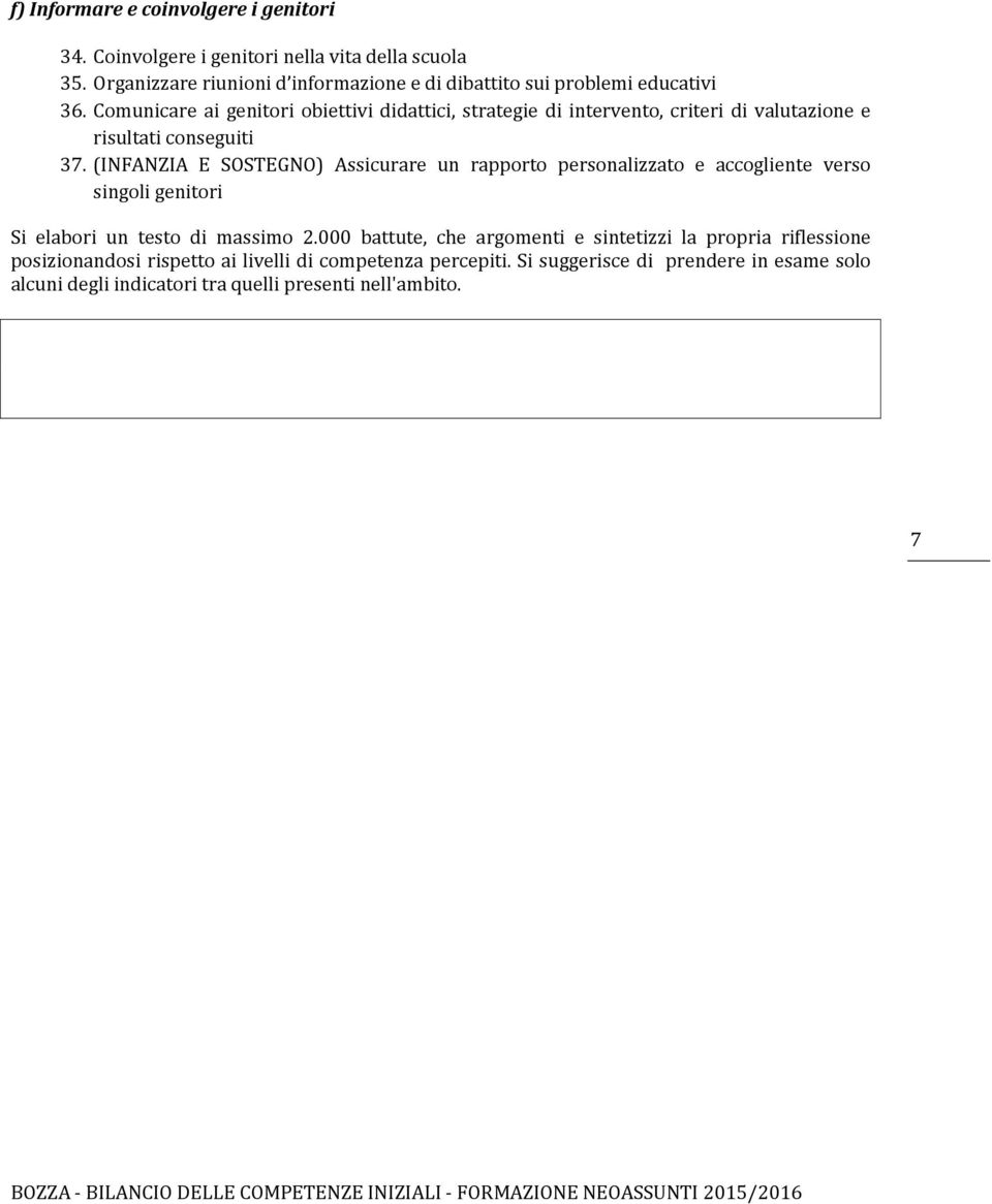 Comunicare ai genitori obiettivi didattici, strategie di intervento, criteri di valutazione e