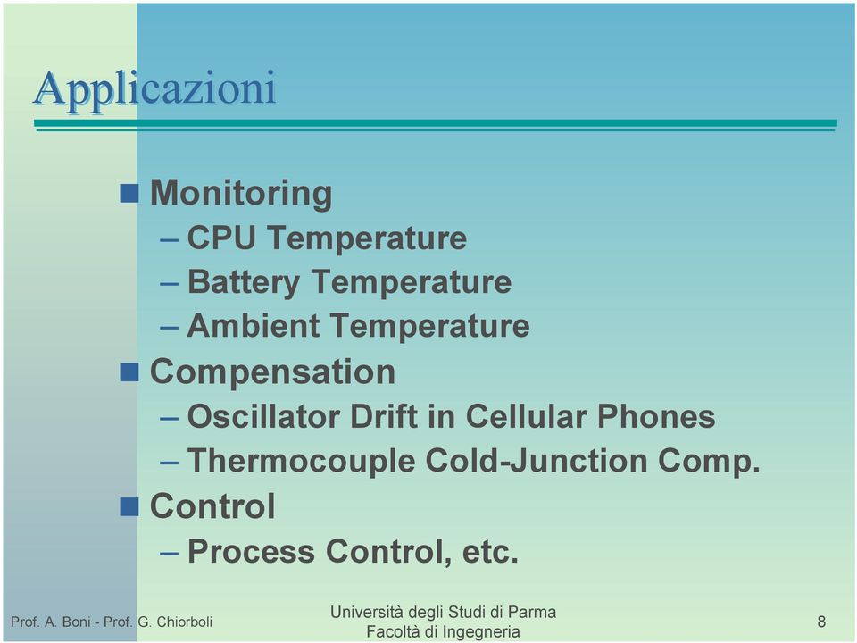 Oscillator Drift in Cellular Phones Thermocouple