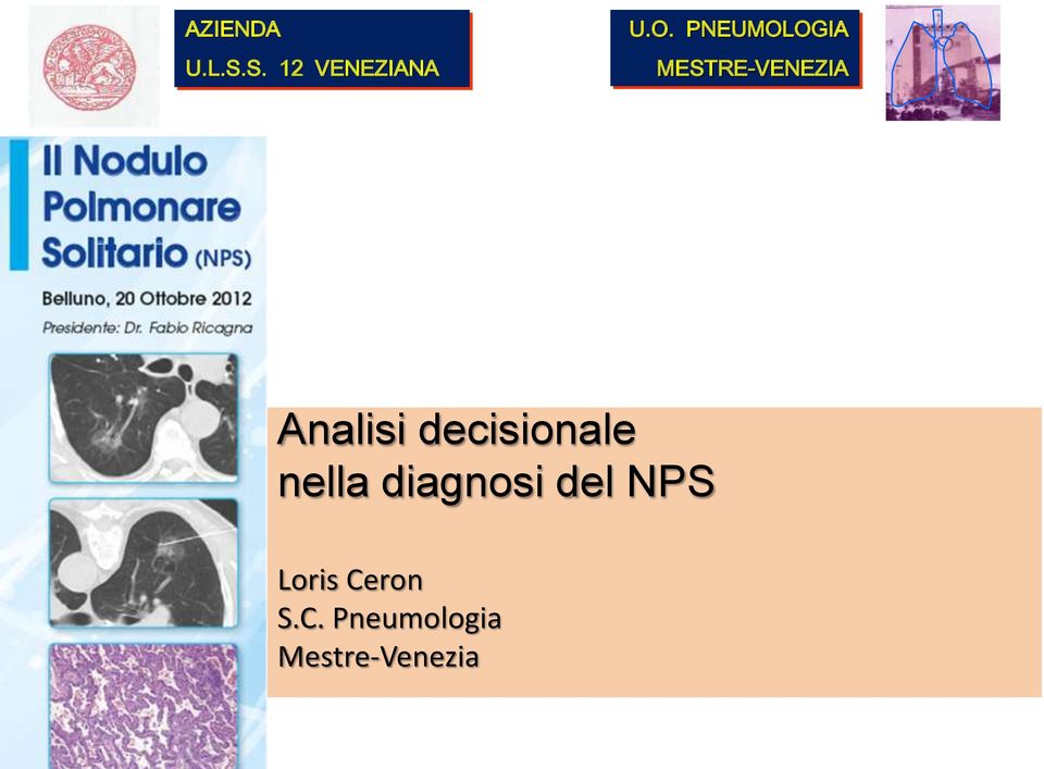 decisionale nella diagnosi del NPS