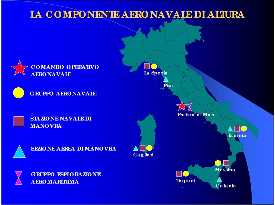 DI MANOVRA Pratica di Mare Taranto SEZIONE AEREA DI MANOVRA