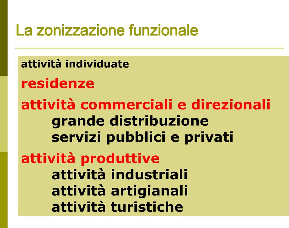 distribuzione servizi pubblici e privati attività