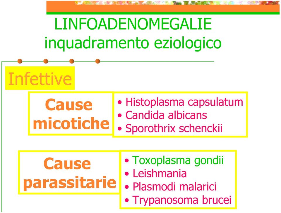 albicans Sporothrixschenckii Cause parassitarie