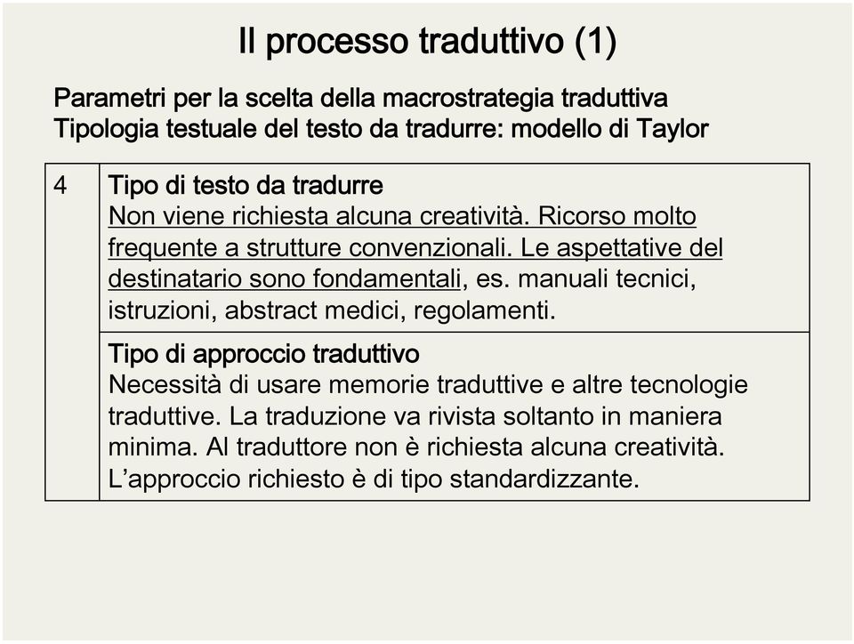 manuali tecnici, istruzioni, abstract medici, regolamenti.