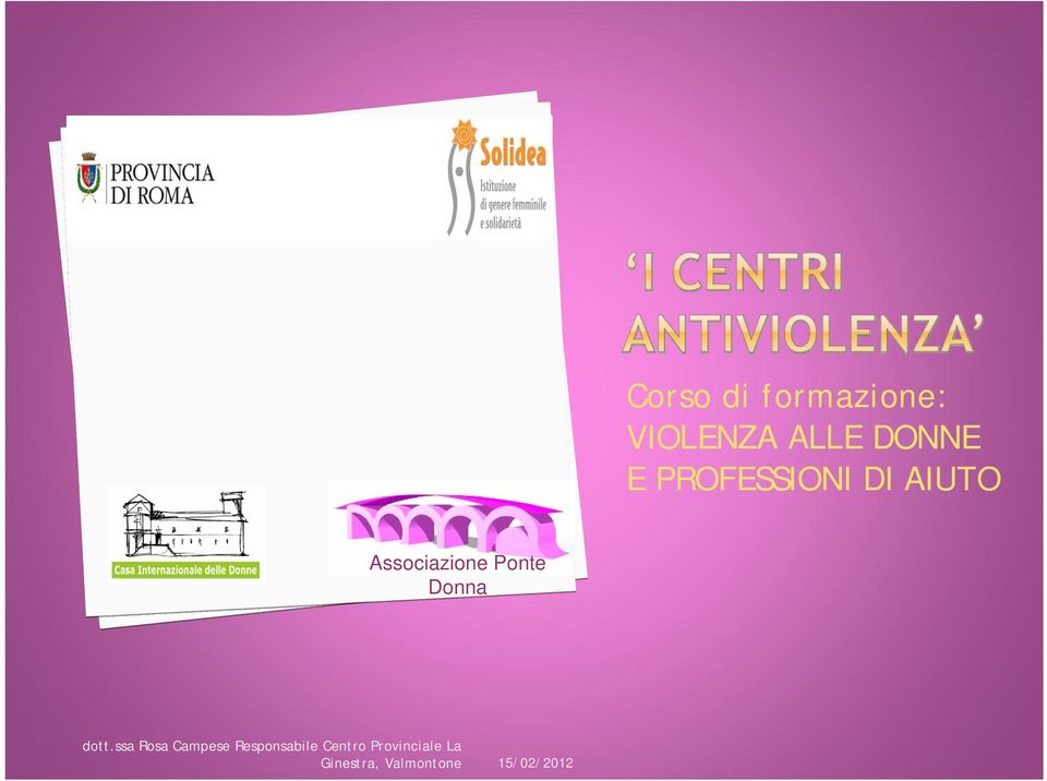 Associazione Ponte Donna dott.