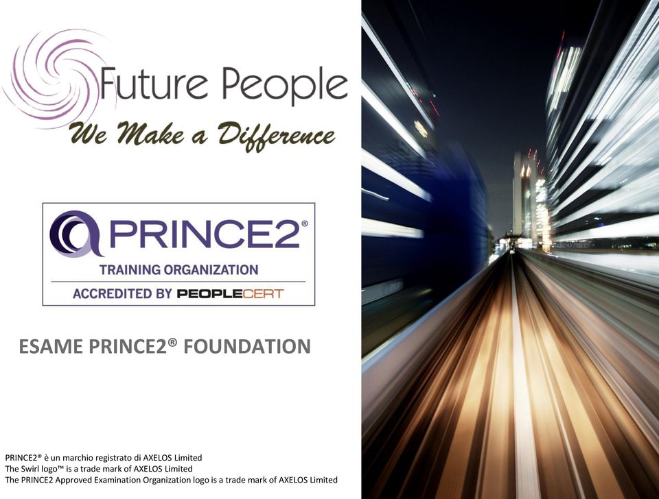PRINCE2 Approved Examination