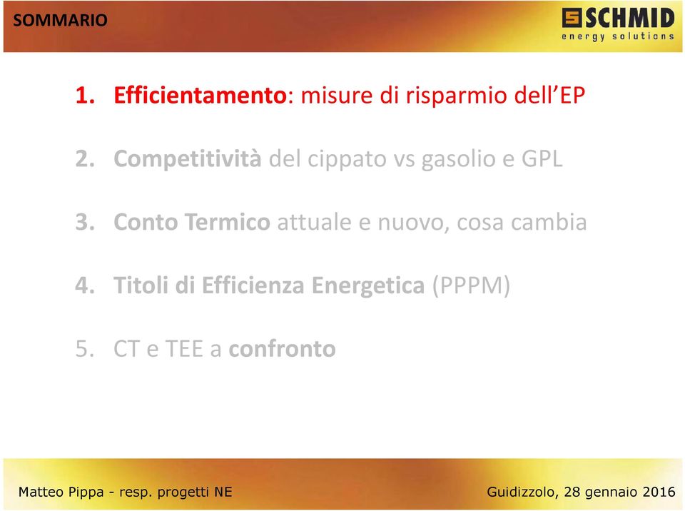 Competitività del cippato vs gasolio e GPL 3.