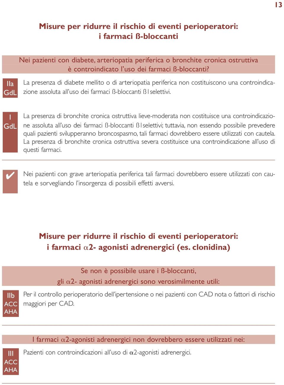 I La presenza di bronchite cronica ostruttiva lieve-moderata non costituisce una controindicazione assoluta all uso dei farmaci ß-bloccanti ß1selettivi; tuttavia, non essendo possibile prevedere