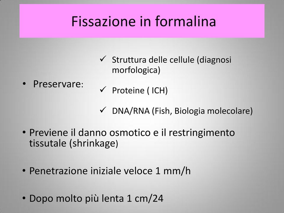 molecolare) Previene il danno osmotico e il restringimento