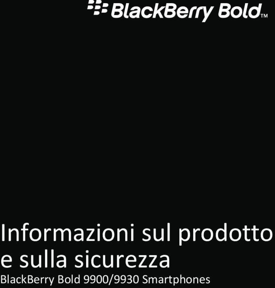 sicurezza BlackBerry