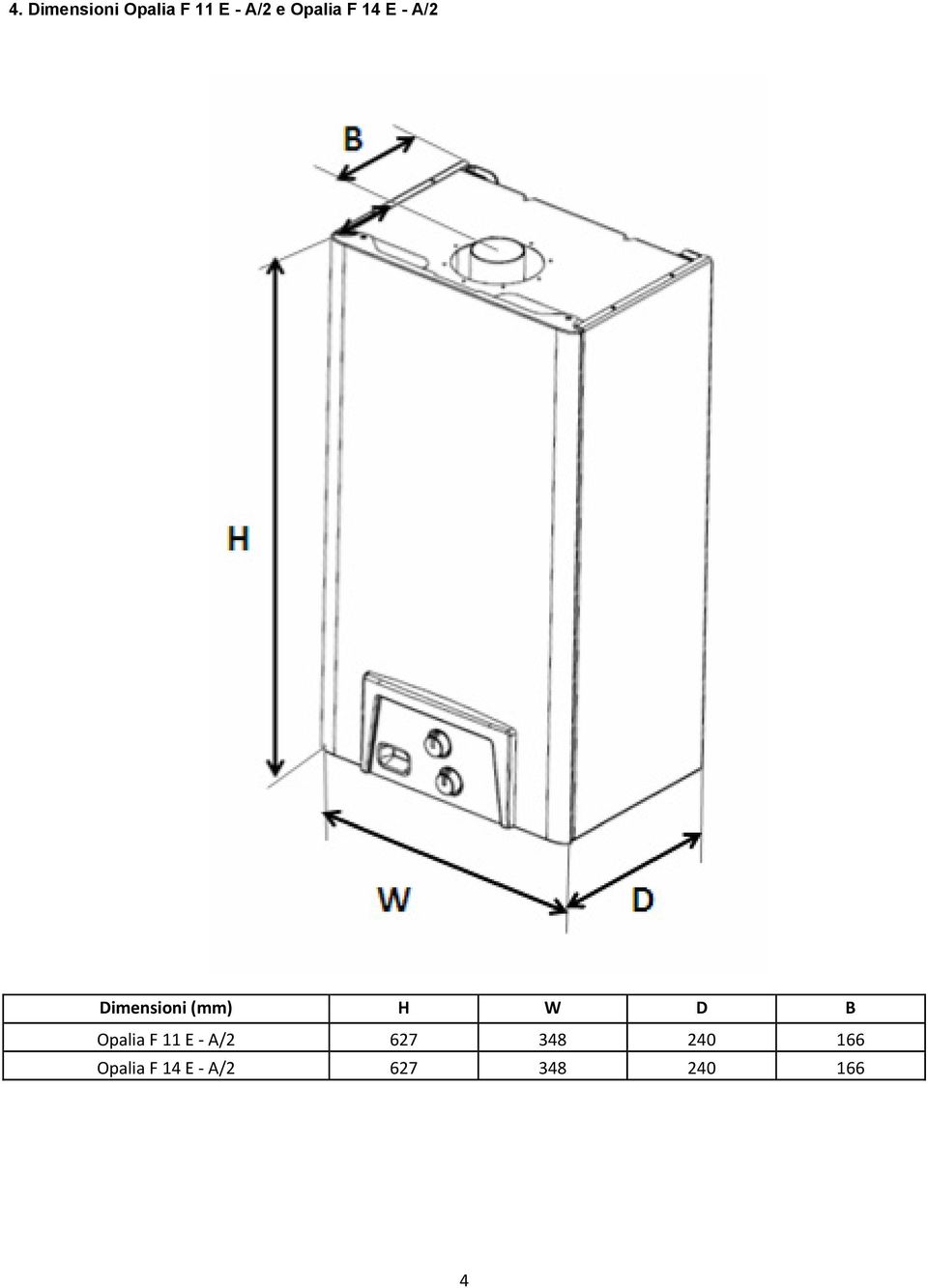 W D B Opalia F 11 E - A/2 627 348 240