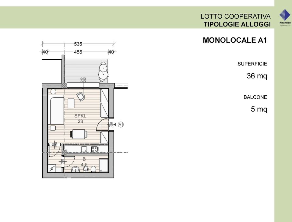 MONOLOCALE A1