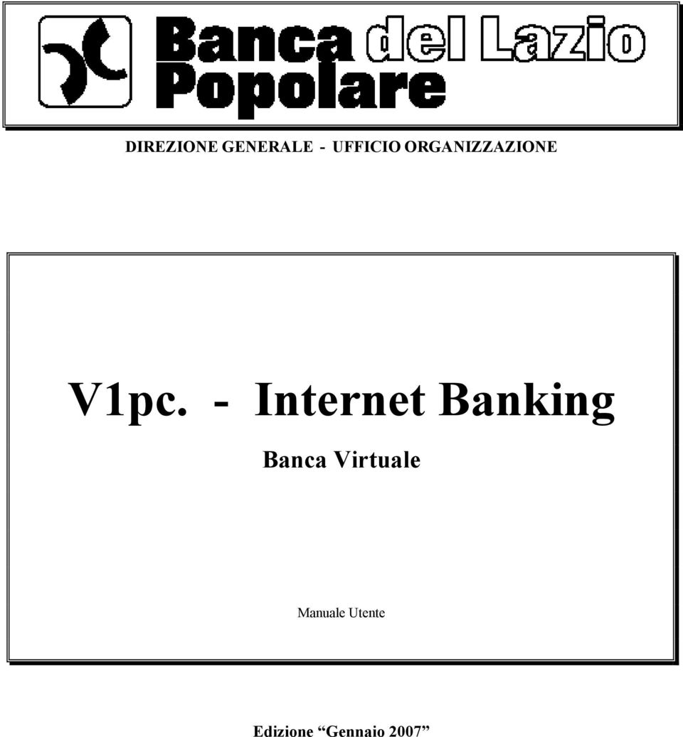 V1pc. - Internet Banking