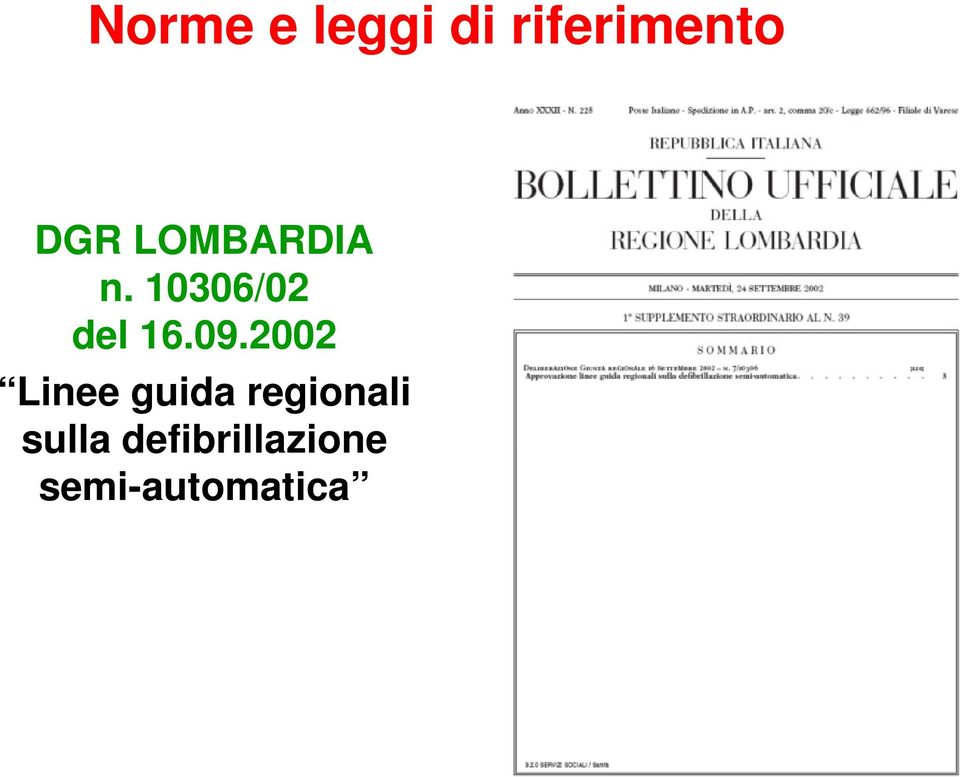 2002 Linee guida regionali sulla