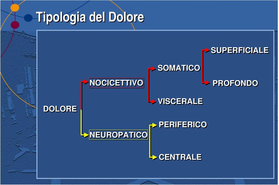 NOCICETTIVO PROFONDO DOLORE