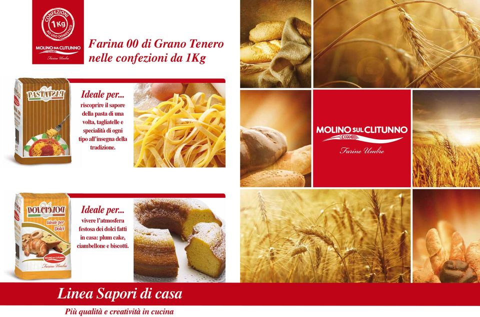 .. riscoprire il sapore della pasta di una volta, tagliatelle e specialità di ogni tipo