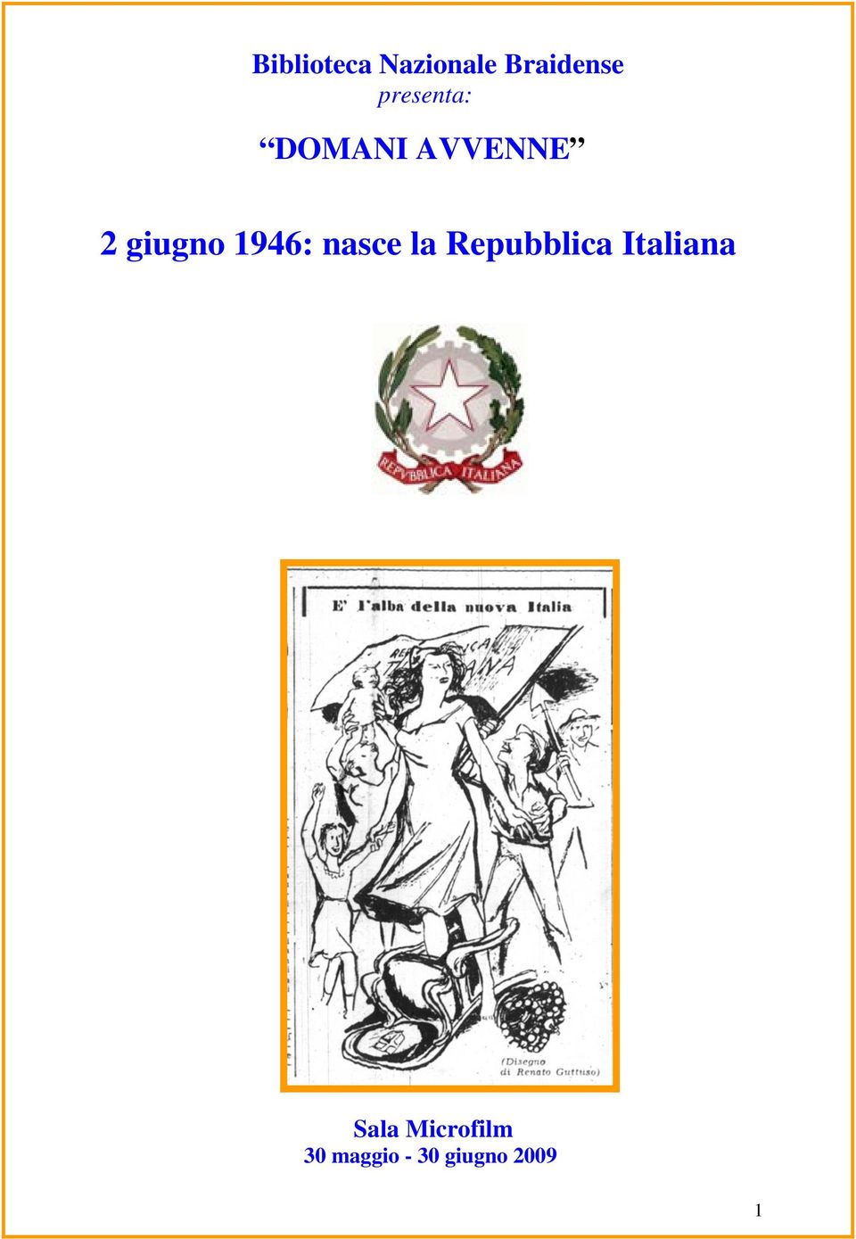 1946: nasce la Repubblica Italiana