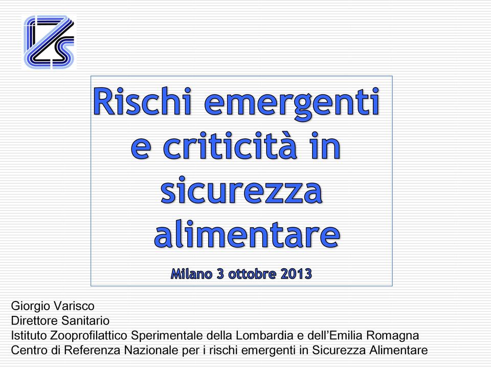 dell Emilia Romagna Centro di Referenza