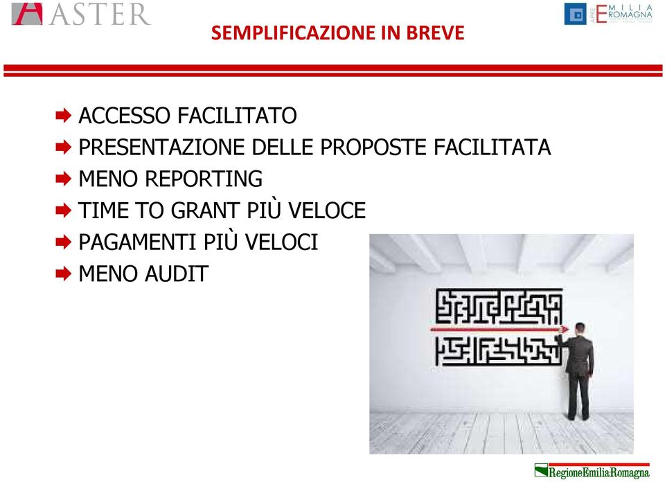 PROPOSTE FACILITATA MENO REPORTING