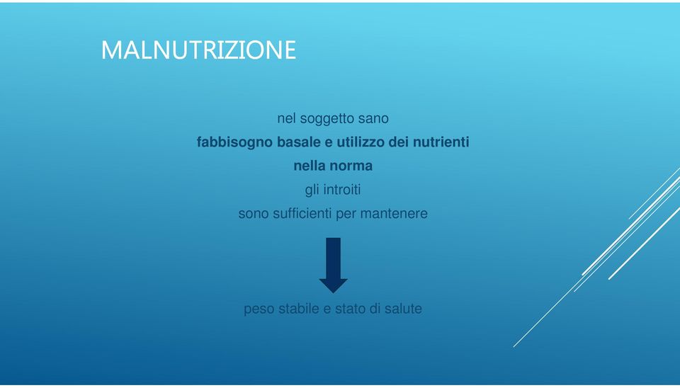 nutrienti nella norma gli introiti sono