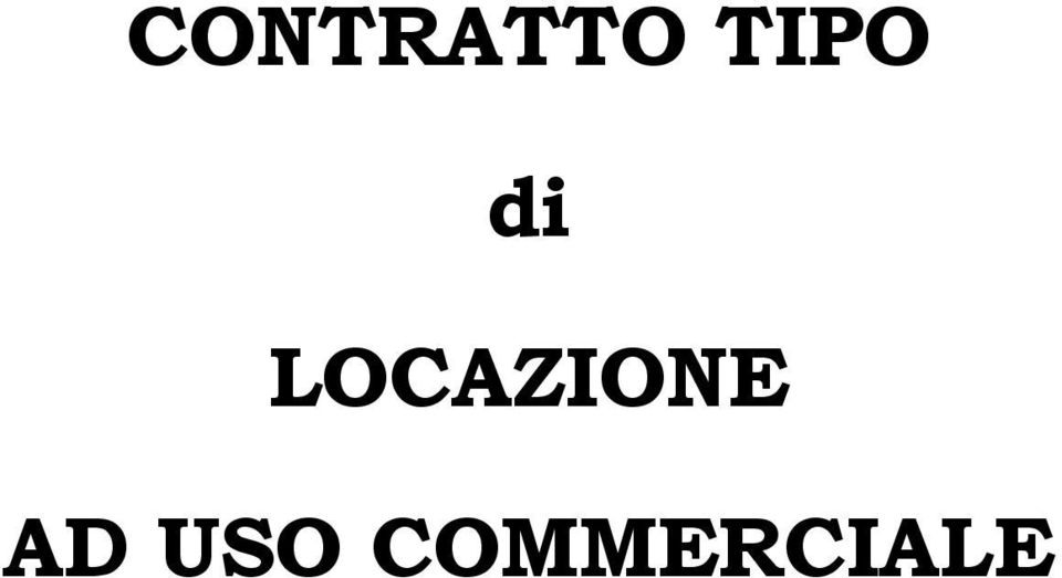 LOCAZIONE