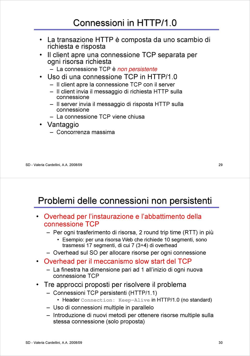 connessione TCP in HTTP/1.