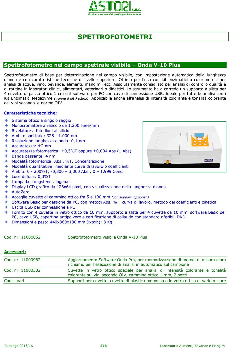 Assolutamente consigliato per analisi di controllo qualità e di routine in laboratori clinici, alimentari, veterinari o didattici.