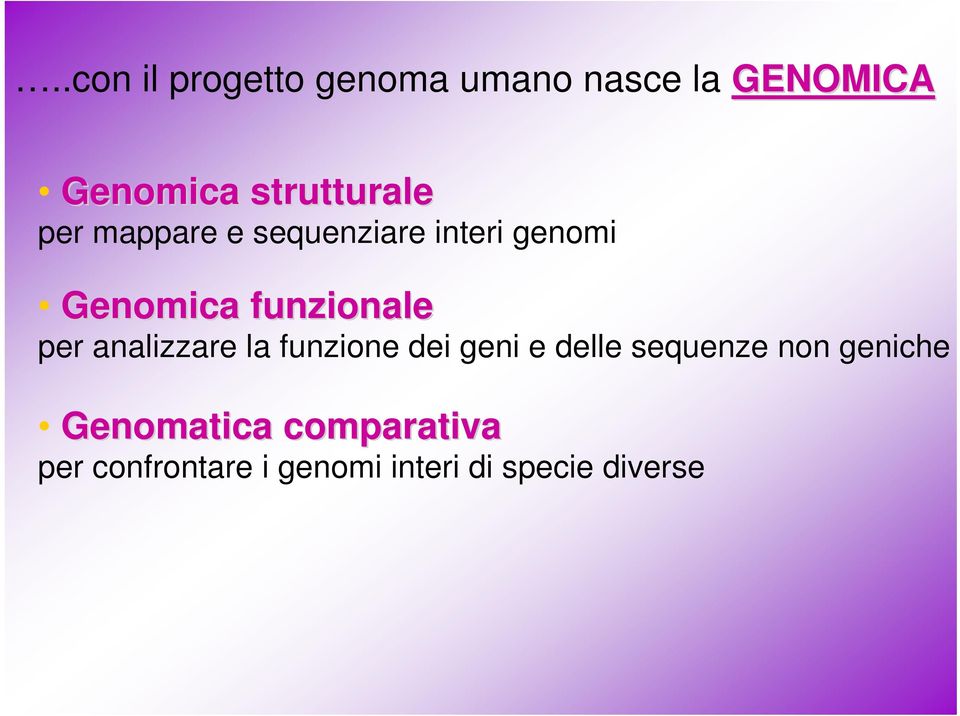 funzionale per analizzare la funzione dei geni e delle sequenze