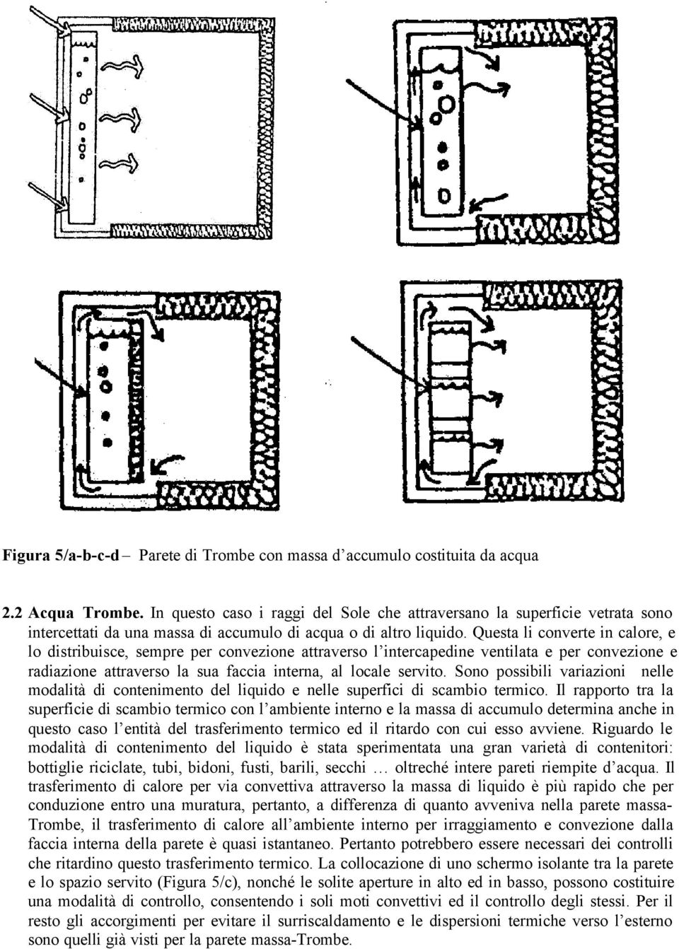 Questa li converte in calore, e lo distribuisce, sempre per convezione attraverso l intercapedine ventilata e per convezione e radiazione attraverso la sua faccia interna, al locale servito.