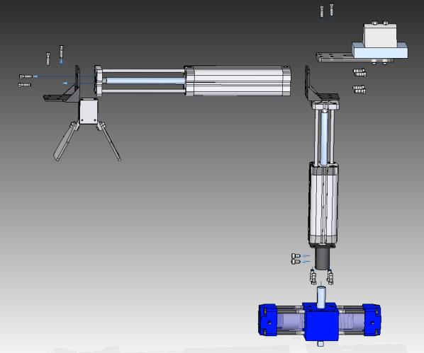 IL DISEGNO Il progetto del robot è stato eseguito utilizzando un CAD 3D (Solid Edge ST3), l'utilizzo di un software 3D per un disegno consente di