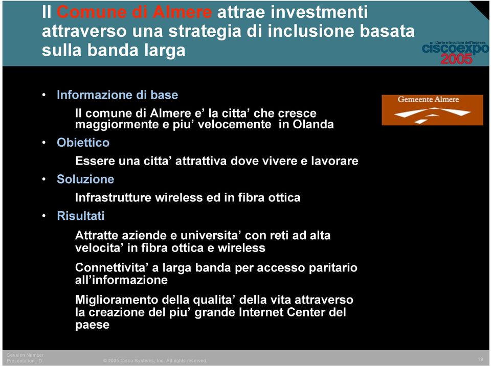 Infrastrutture wireless ed in fibra ottica Attratte aziende e universita con reti ad alta velocita in fibra ottica e wireless Connettivita a larga