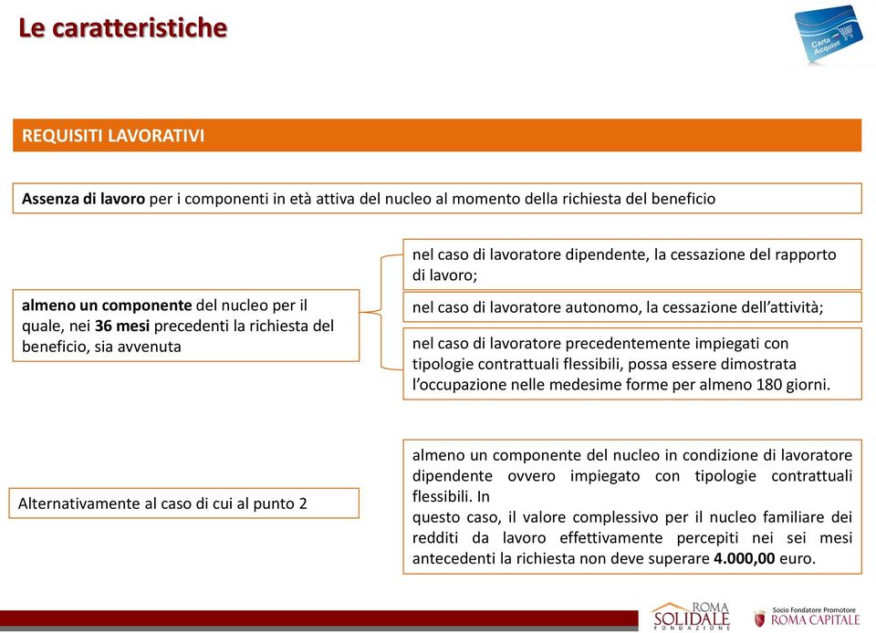 lavoratore precedentemente impiegati con tipologie contrattuali flessibili, possa essere dimostrata l occupazione nelle medesime forme per almeno 180 giorni.