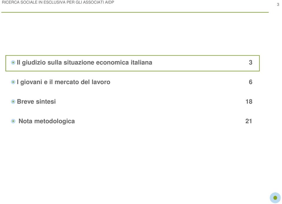 e il mercato del lavoro 6 Breve