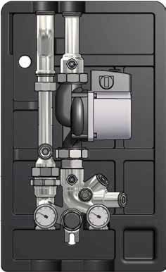 4.0 THERMOTEK DIRETTO Modulo di rilancio diretto in alta temperatura Modulo di distribuzione Thermotek con rilancio diretto in alta temperatura, idoneo per l alimentazione di scaldabagno ad accumulo