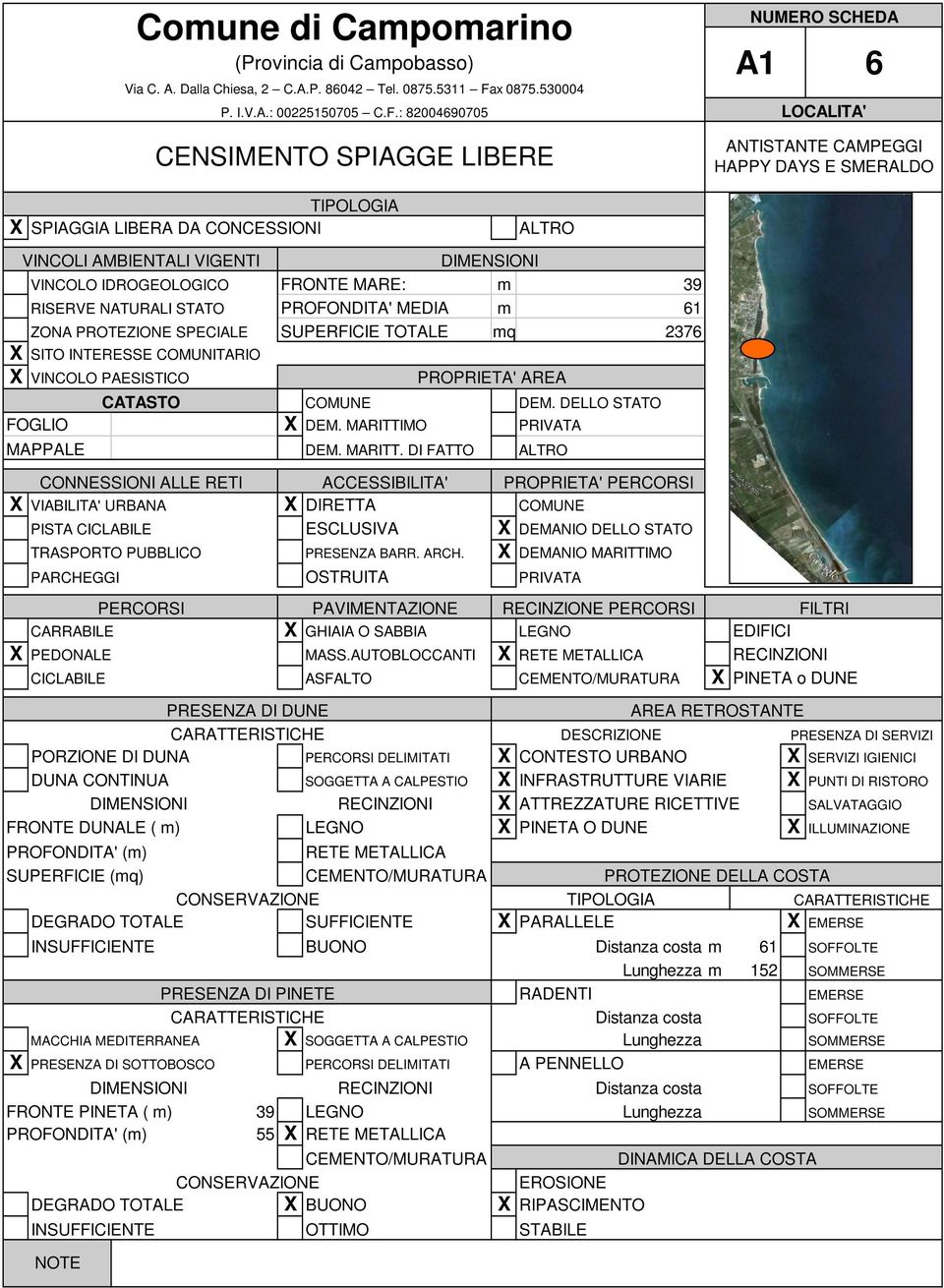 DEMANIO MARITTIMO PARCHEGGI OSTRUITA CARRABILE GHIAIA O SABBIA LEGNO PEDONALE MASS.