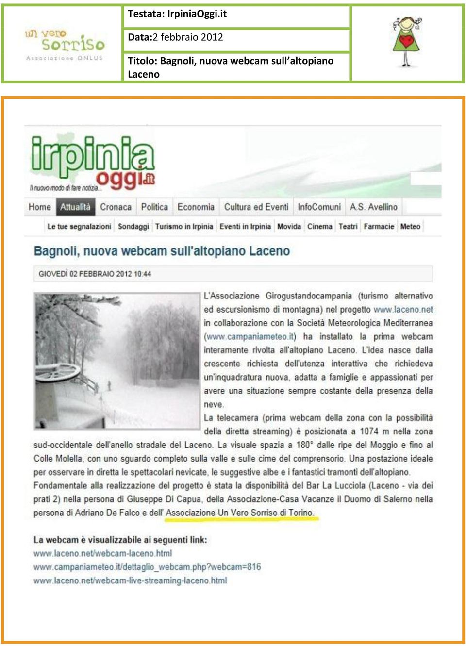 Titolo: Bagnoli, nuova