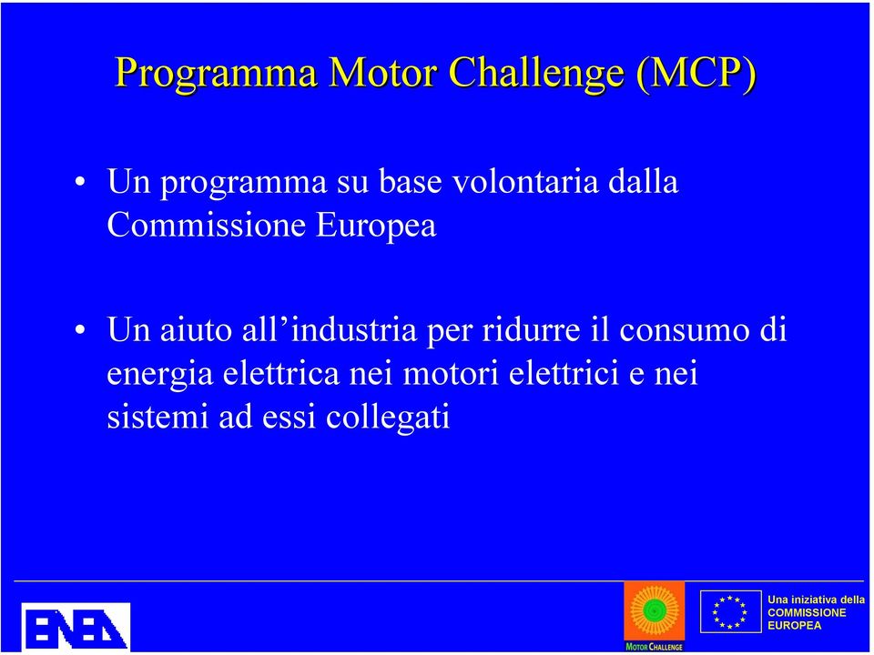 industria per ridurre il consumo di energia