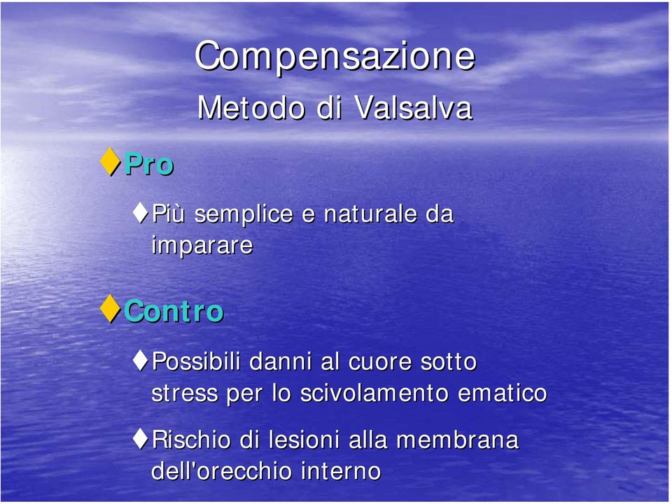 cuore sotto stress per lo scivolamento ematico