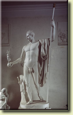 NAPOLEONE NELLA SCULTURA NEOCLASSICA Napoleone è rappresentato come divinità greca, perfetto nel suo corpo idealizzato e sembra