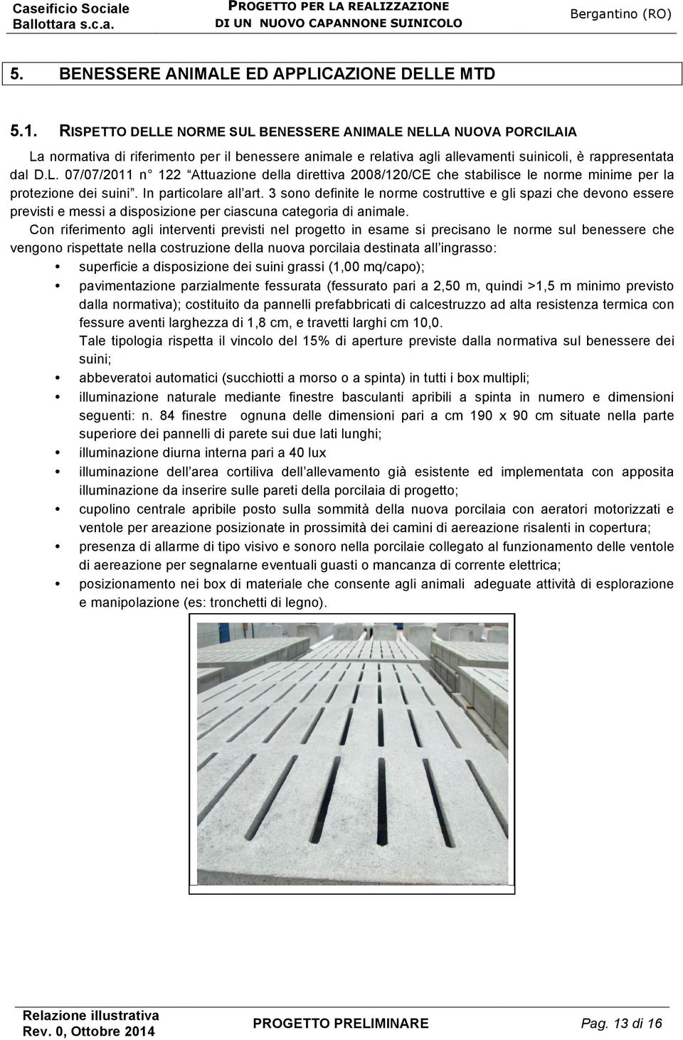 In particolare all art. 3 sono definite le norme costruttive e gli spazi che devono essere previsti e messi a disposizione per ciascuna categoria di animale.