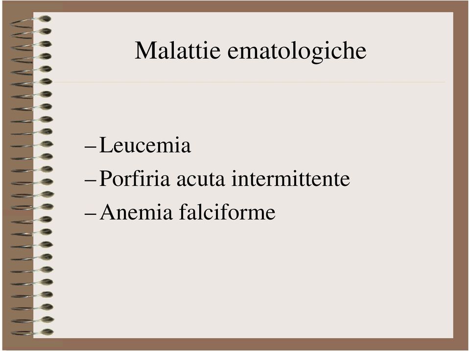 Leucemia Porfiria