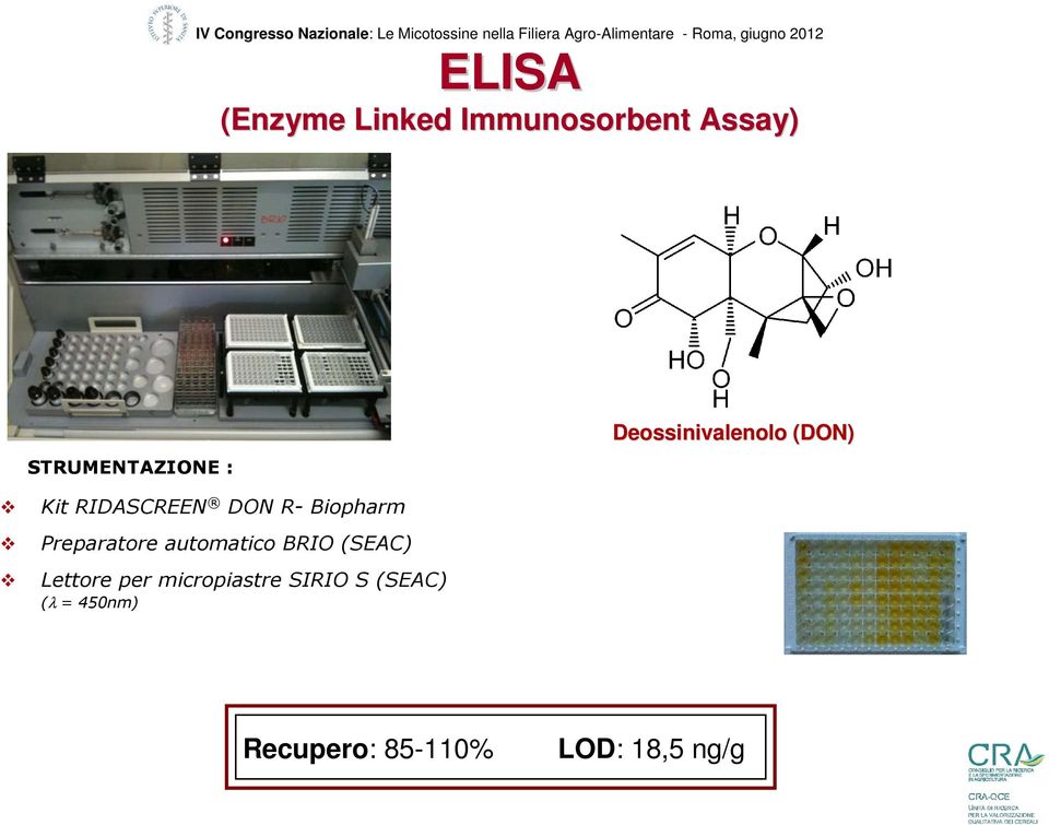 Deossinivalenolo (DON) Kit RIDASCREEN DON R- Biopharm Preparatore automatico