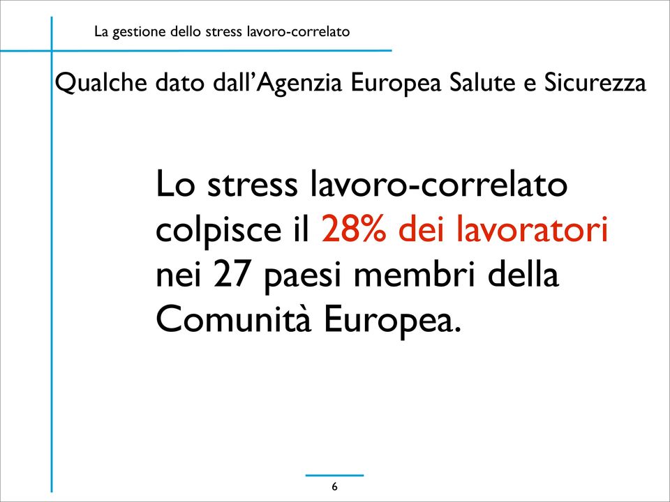 lavoro-correlato colpisce il 28% dei