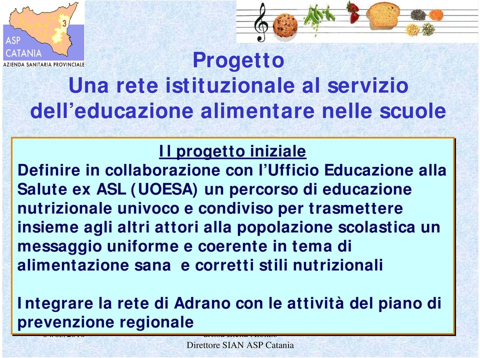 condiviso per trasmettere insieme agli altri attori alla popolazione scolastica un messaggio uniforme e coerente in tema