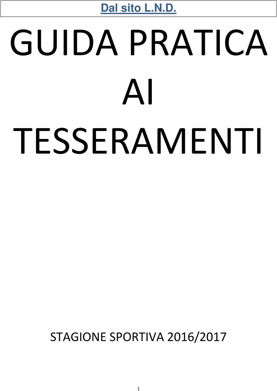 TESSERAMENTI