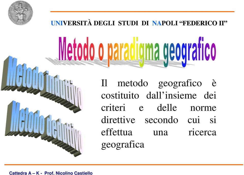 criteri e delle norme direttive