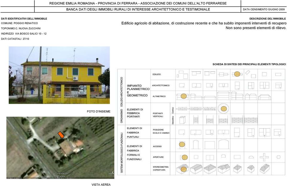 agricolo di abitazione, di costruzione recente e che ha