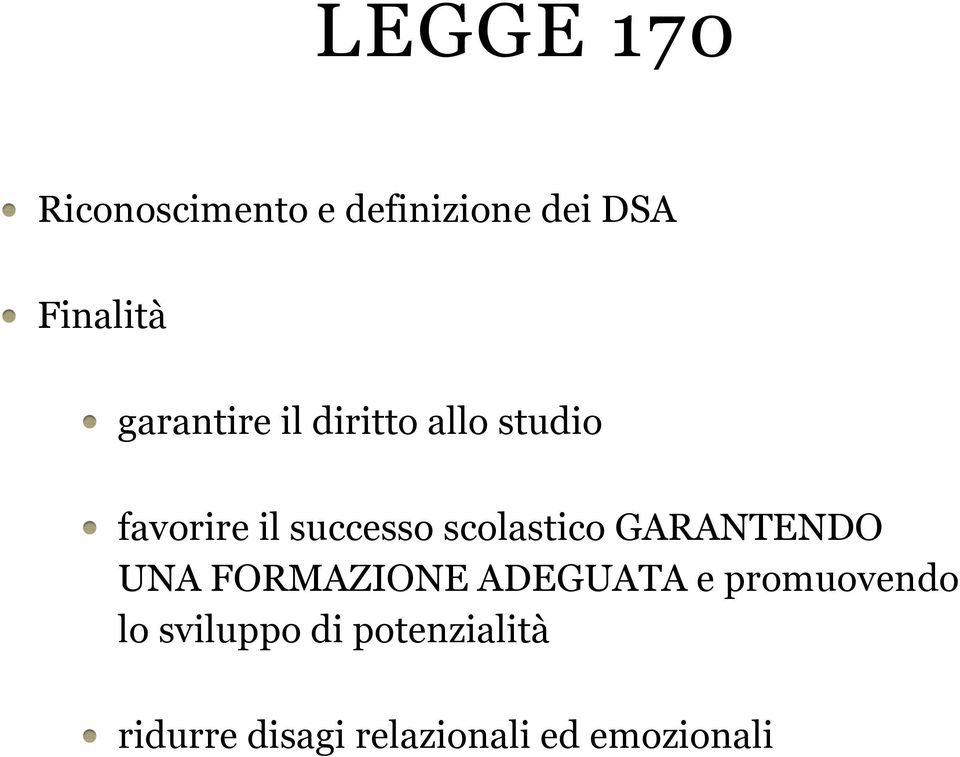 scolastico GARANTENDO UNA FORMAZIONE ADEGUATA e promuovendo