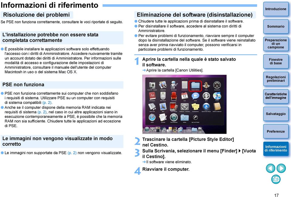 Accedere nuovamente tramite un account dotato dei diritti di Amministratore.