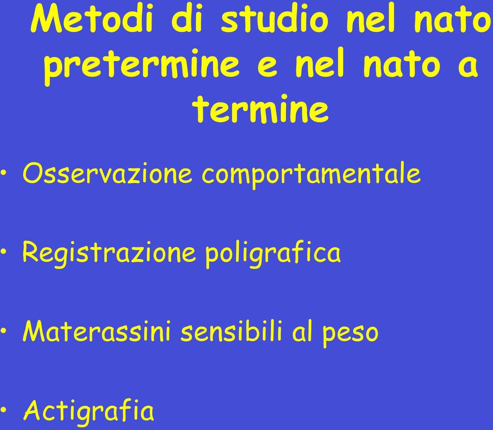 comportamentale Registrazione