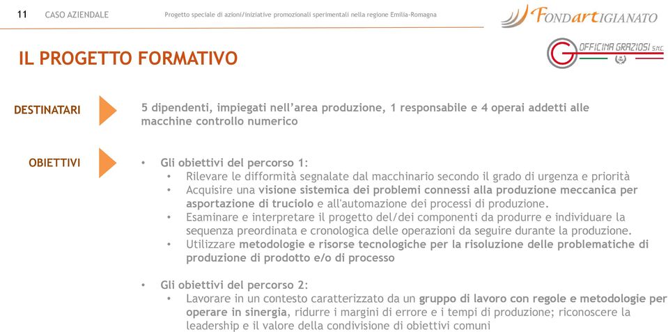 all'automazione dei processi di produzione.